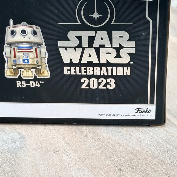 Funko Pop! STAR WARS POP! R2-D2 & R5-D4 2-PACK Collectible Gift Set New In Box - Picture 9 of 13